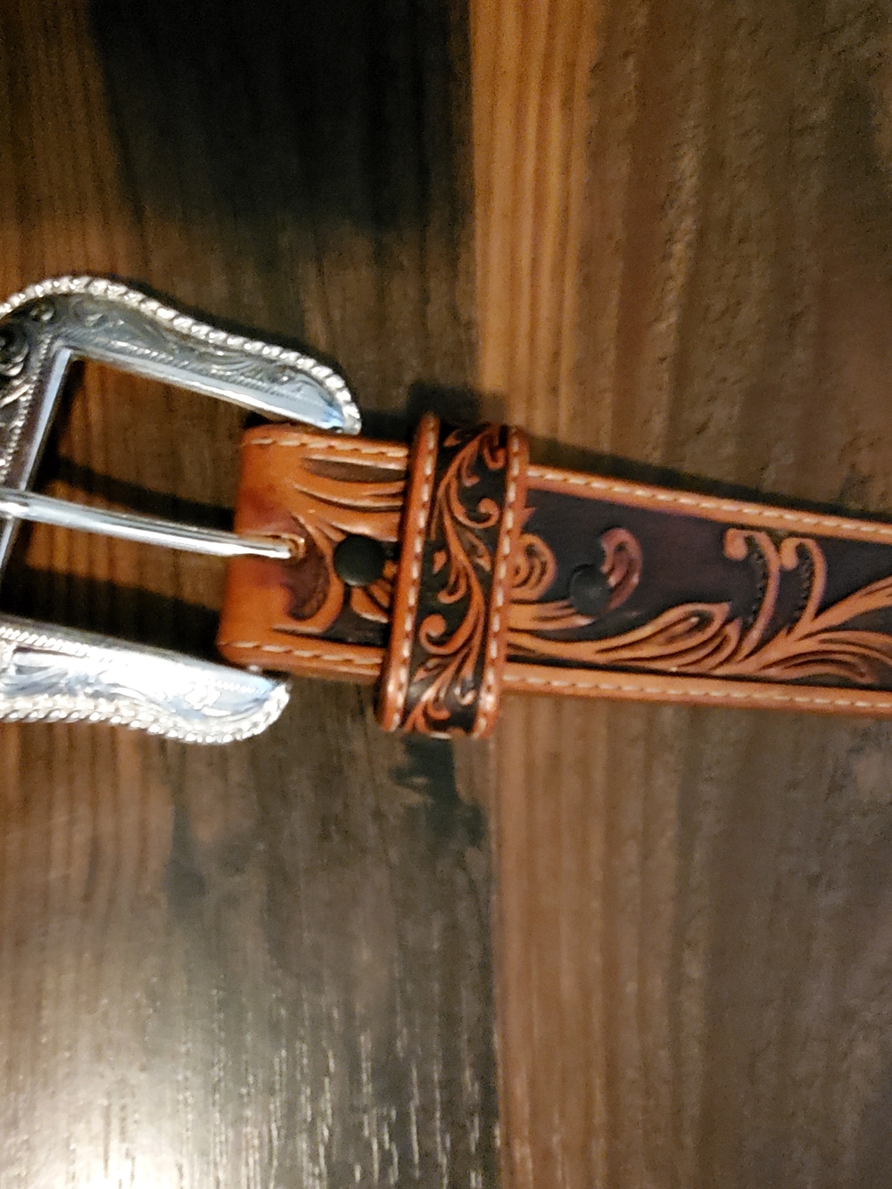 Men's Tony Lama Belt - Picture 3 of 5